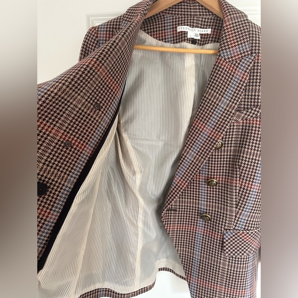 Veronica Beard Empire Dickey Jacket blazer in Chicory Multi plaid size 6 - Picture 7 of 9